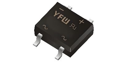 DB407S 4A 1000V DB-S   marking:DB407S   Ordinary rectifier bridge stack   yfwdiode brand