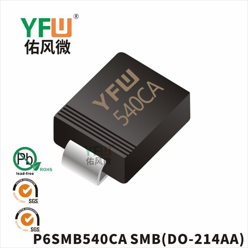 P6SMB540CA SMB(DO-214AA)_Marking:540C_Transient Voltage Suppressor_YFW brand