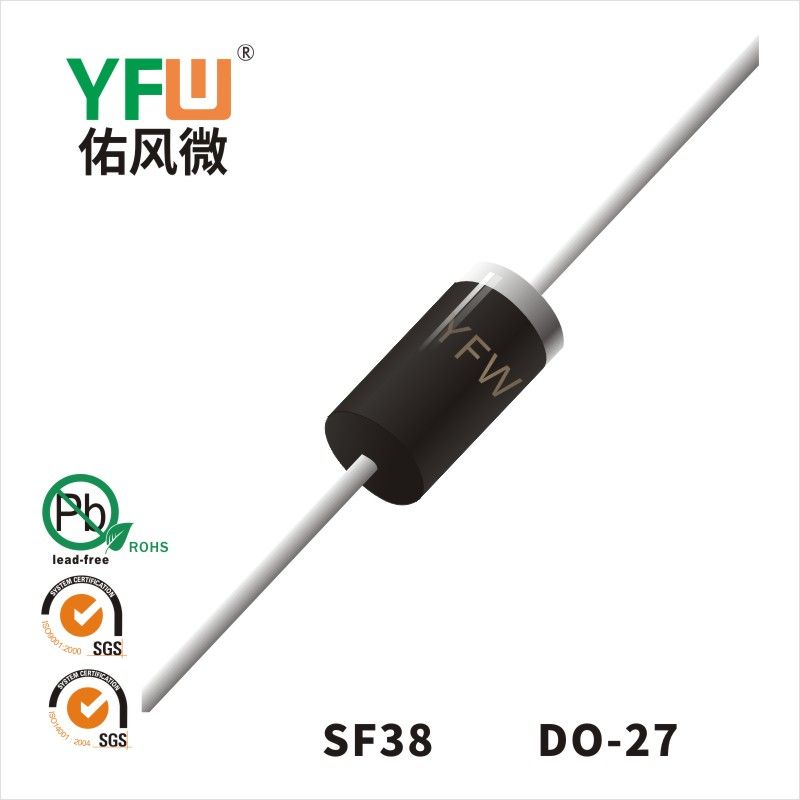 SF38  DO-27_Super Fast Recovery Rectifier Diode_YFW brand