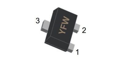 DTC143ZM 0.1A 50V SOT-723  marking:E23  NPN   Digital triode  yfwdiode brand