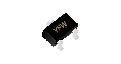 DTC143ZKA 0.1A 50V SOT23-3L  marking:E23  NPN   Digital triode  yfwdiode brand